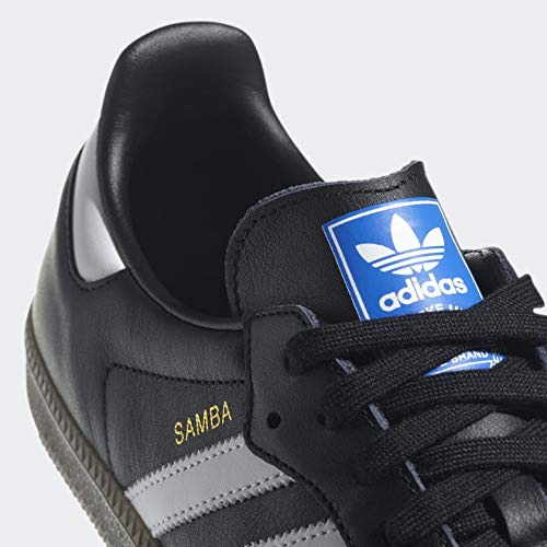 adidas Samba OG Men's Sneakers - Classic White & Black Leather Soccer Shoes for Casual Wear & Street Style
