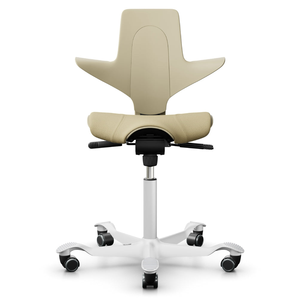 Ergonomic HÅG Capisco Saddle Chair 8020 - Adjustable Office Chair for Back Pain Relief, Perfect for Home & Work Use - Ideal for Standing Desks, Computer Work & Creative Professionals