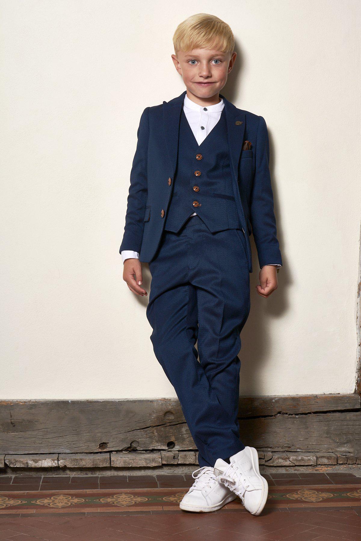 Royal Blue 3-Piece Suit for Men & Boys | Father Son Matching Formal Outfits | Wedding, Graduation & Special Occasions
