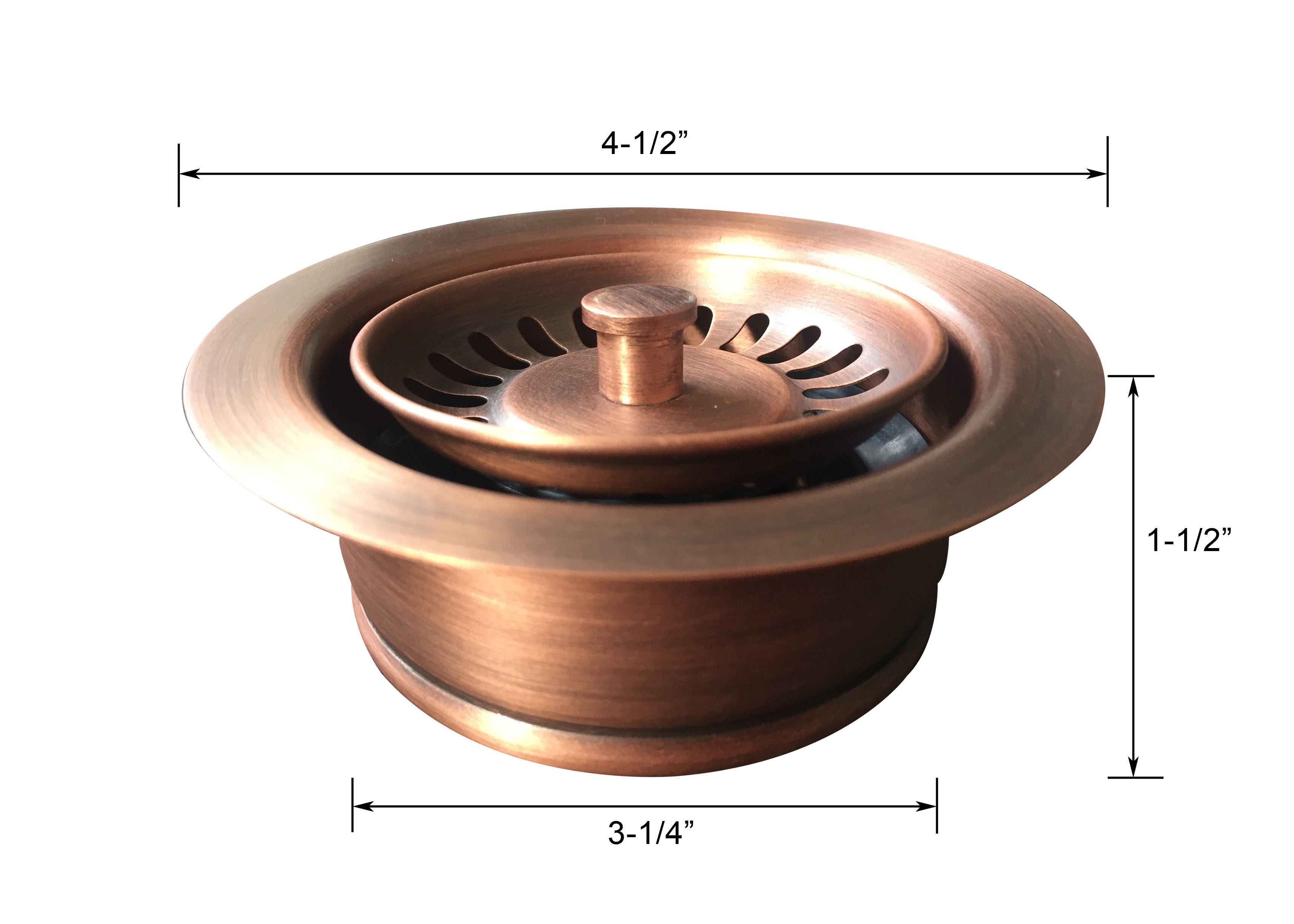 Premium RHM Copper Undermount Kitchen Sink - Single Bowl CKSU for Modern Farmhouse & Rustic Kitchens | Durable & Stylish Copper Sink for Food Prep & Dishwashing
