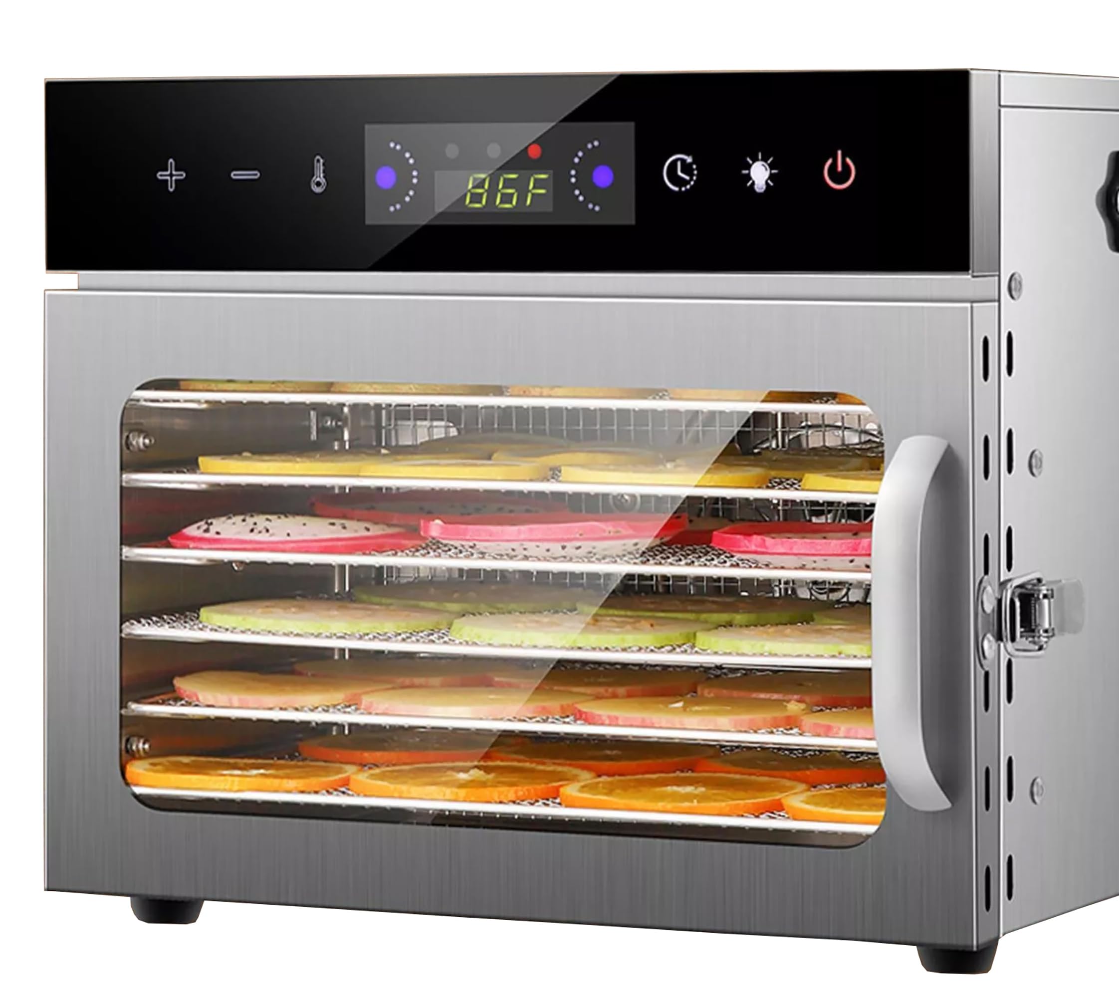 Best Stainless Steel Food Dehydrator Machine for Fruits, Mushrooms, Meat Jerky & Herbs – Healthy Snacks & Long-Term Food Preservation