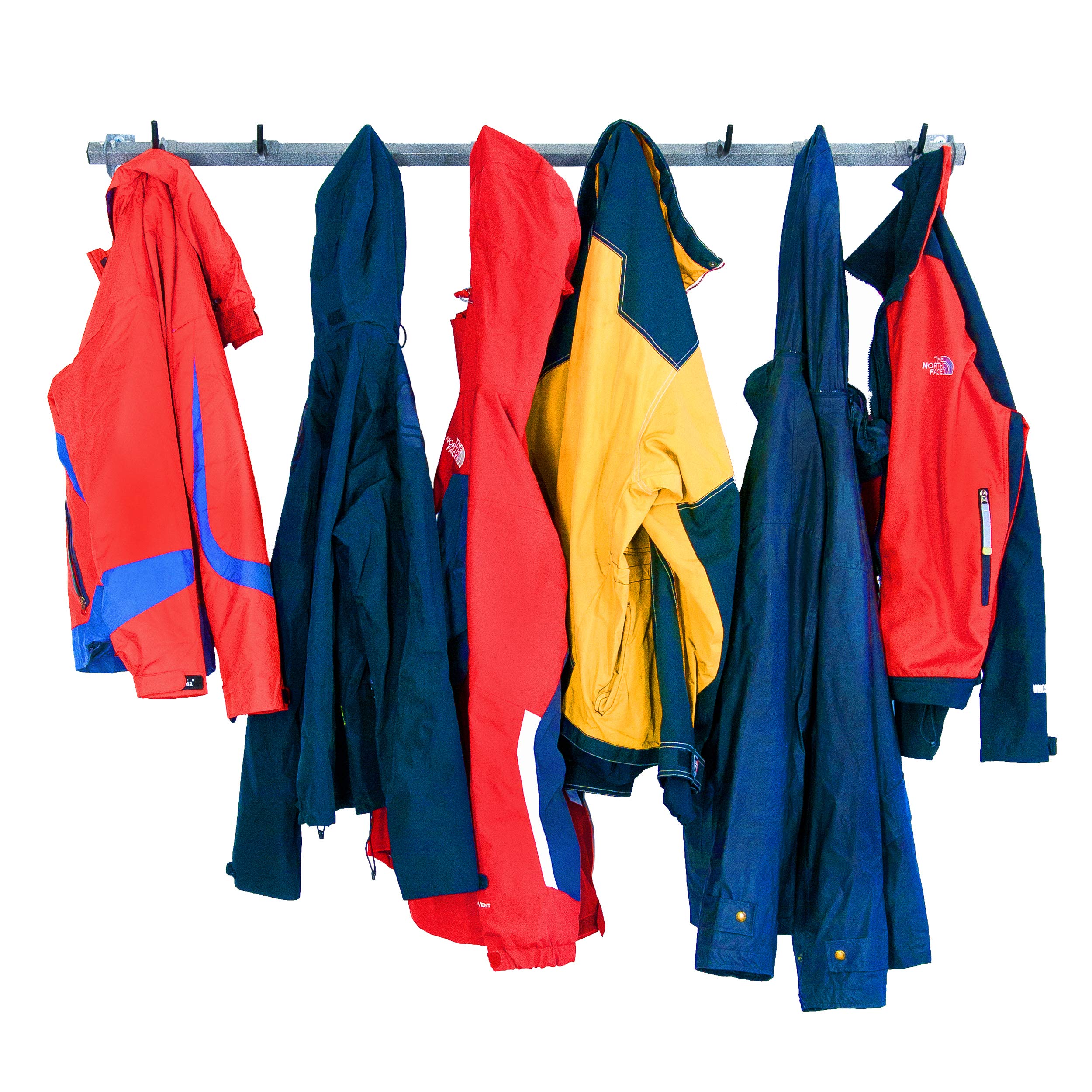Wall Mounted Monkey Bars Coat Rack - Large Storage Organizer for Jackets, Hats & Bags - Perfect for Entryway, Mudroom & Kids Room Organization