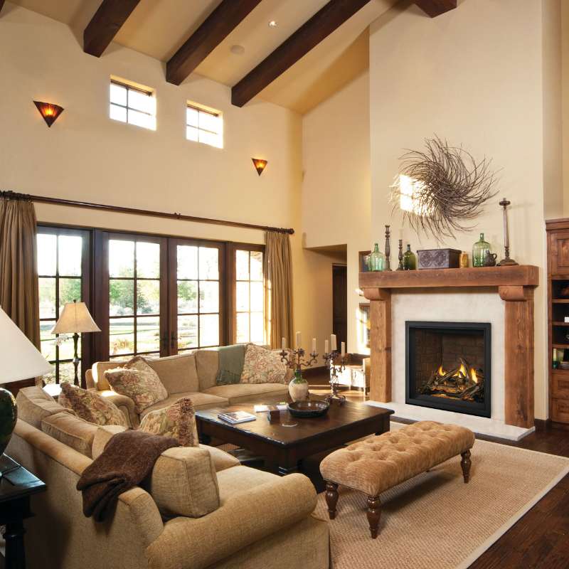 Napoleon Elevation X 42 Inch Direct Vent Gas Fireplace - EX42 | Modern Home Heating Solution for Living Rooms & Bedrooms