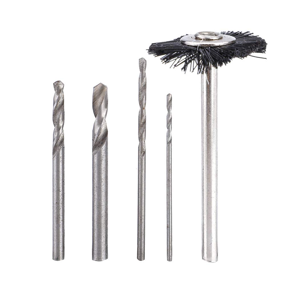34-Piece Rotary Tool Kit with Accessories - Electric Grinding & Polishing Bits Set for DIY, Woodworking, Metalworking & Craft Projects