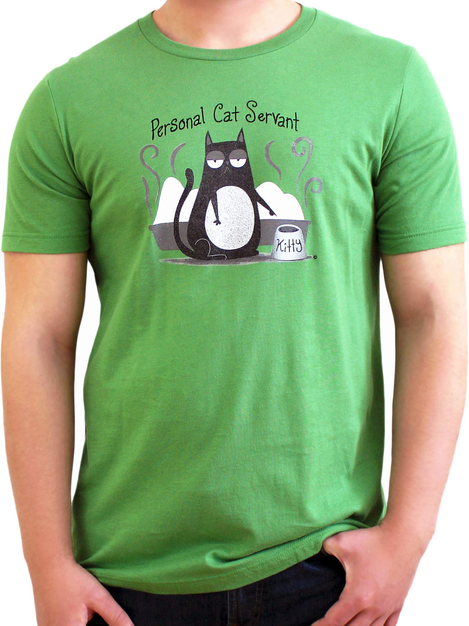 Funny Cat Lover T-Shirt for Men & Women - Perfect Gift for Cat Dad & Mom - Cute Cat Owner Apparel for Casual Wear & Gifting