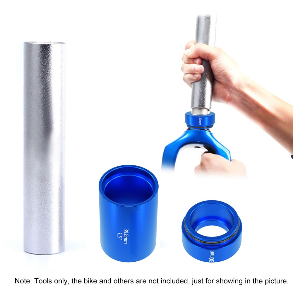 3PCS Bike Fork Crown Race Setting Tool Kit - 28.6mm Bicycle Fork Nut Installer & Front Fork Repair Set for Professional Bike Maintenance | Perfect for Mountain, Road & BMX Bikes
