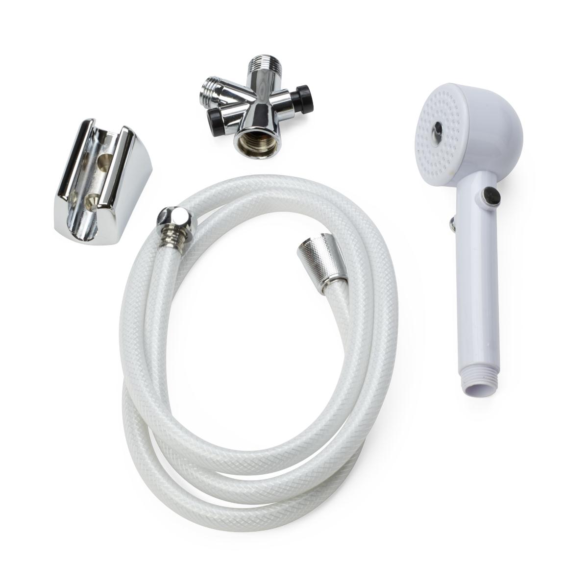 High Pressure Handheld Shower Head with 5 Spray Modes - Universal Shower Hose Connector for Bathroom, Spa & Relaxation