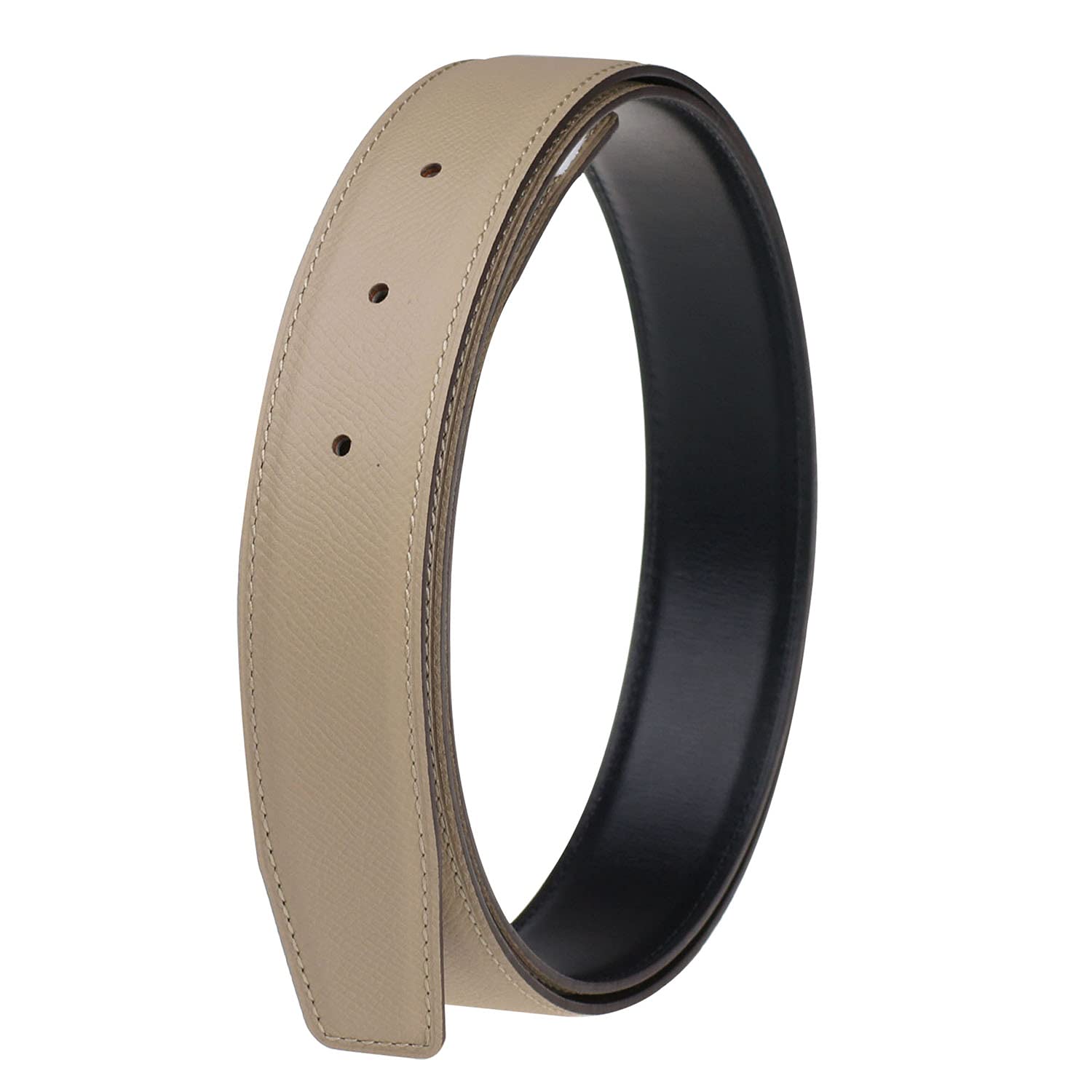 Premium Full Grain Cow Leather Belt Strap - 32mm Wide, No Buckle, Durable & Stylish Replacement Belt for Men & Women - Perfect for Casual, Office & Formal Wear