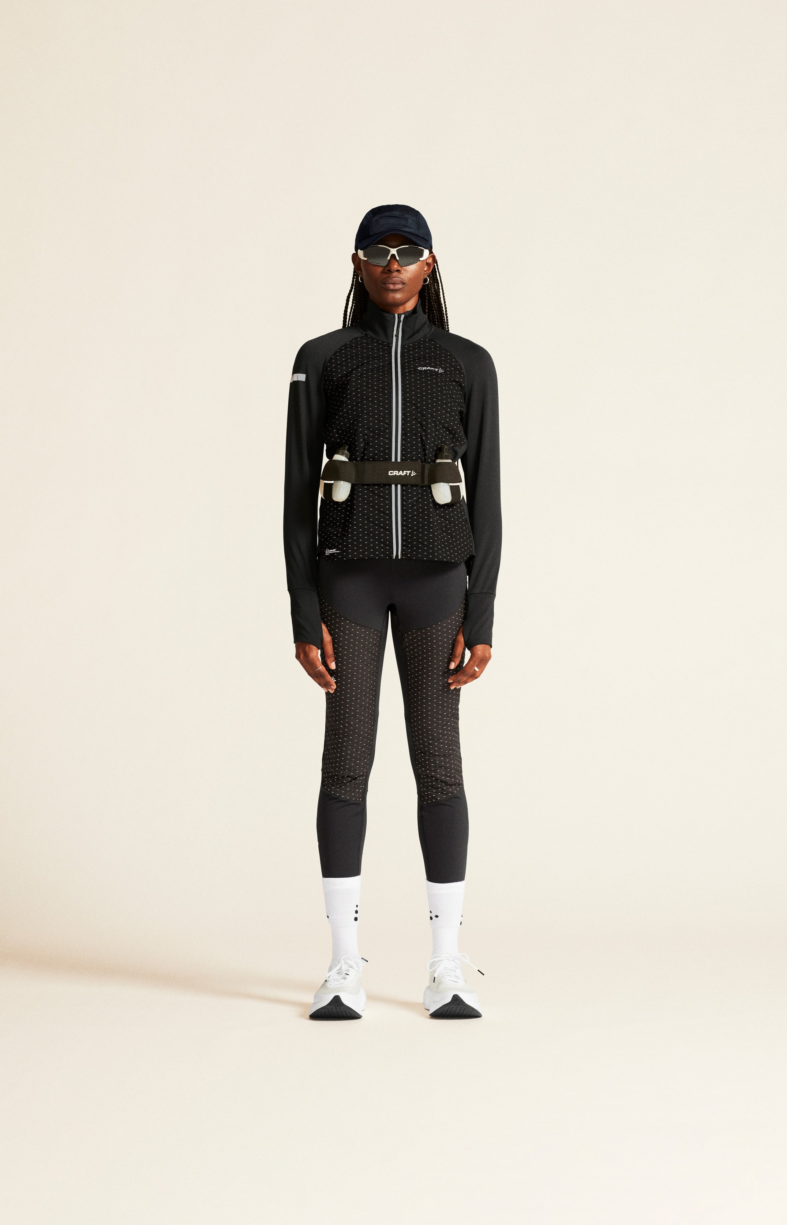 Women's ADV Subz Lumen Jacket 4 - Waterproof Windbreaker with Reflective Details (Black) | Perfect for Cycling, Running & Outdoor Adventures