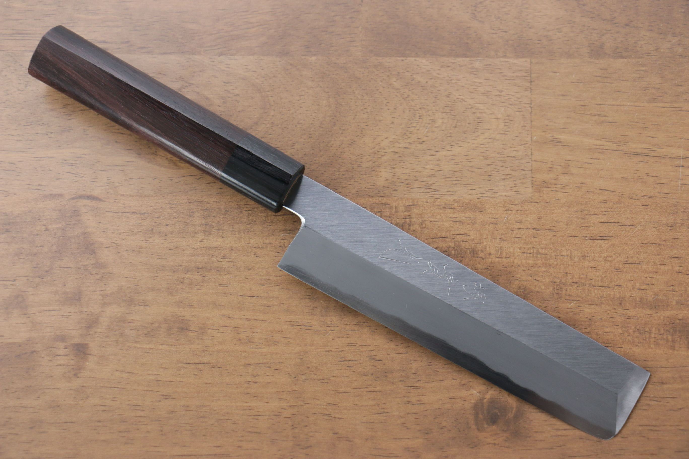 Premium Jikko White Steel No.2 Usuba Japanese Chef Knife 165mm with Shitan Handle - Perfect for Sushi, Vegetables & Precision Cutting