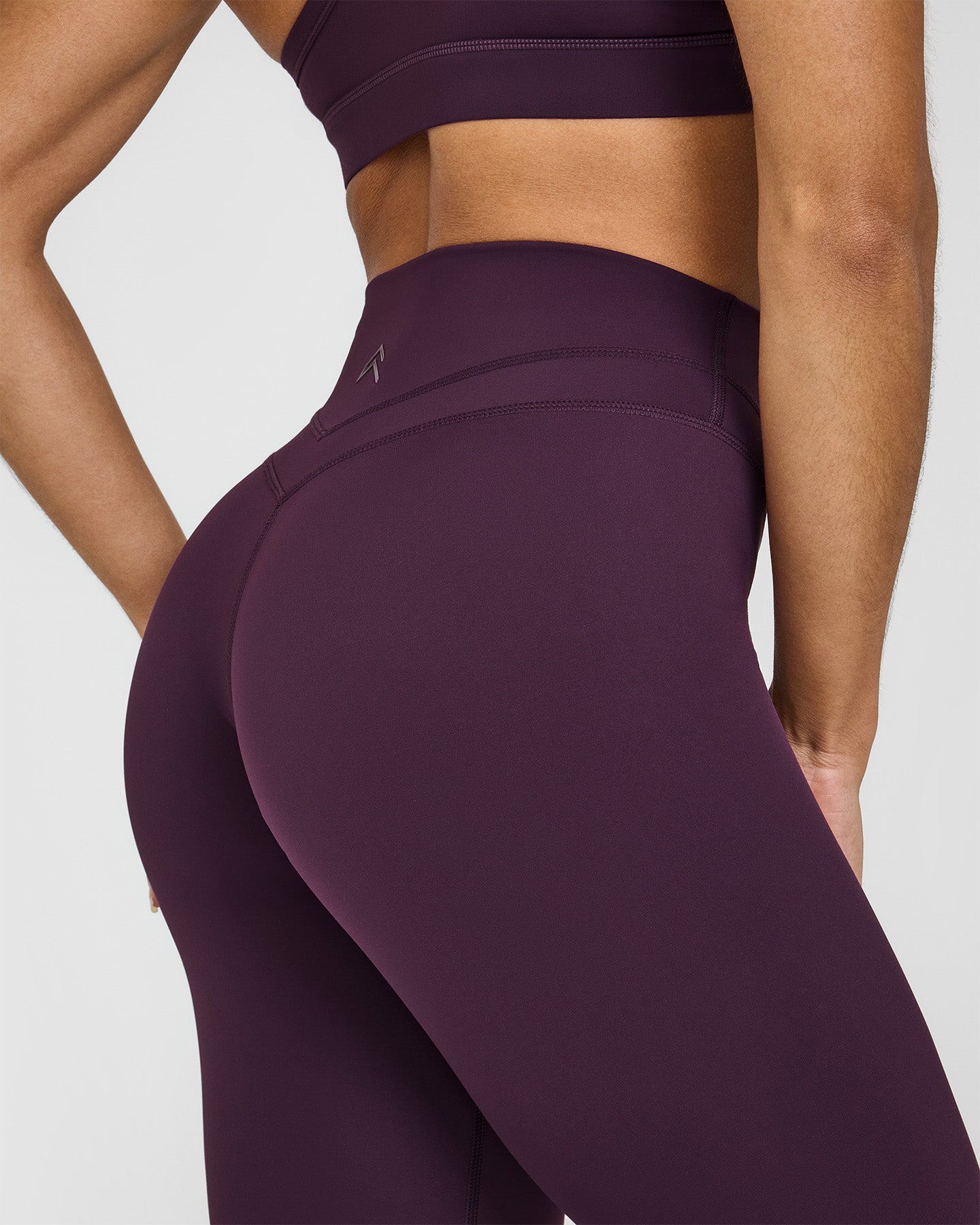 High Waisted Leggings for Women - Blackberry Purple | Tummy Control Yoga Pants | Workout, Running & Lounge Wear