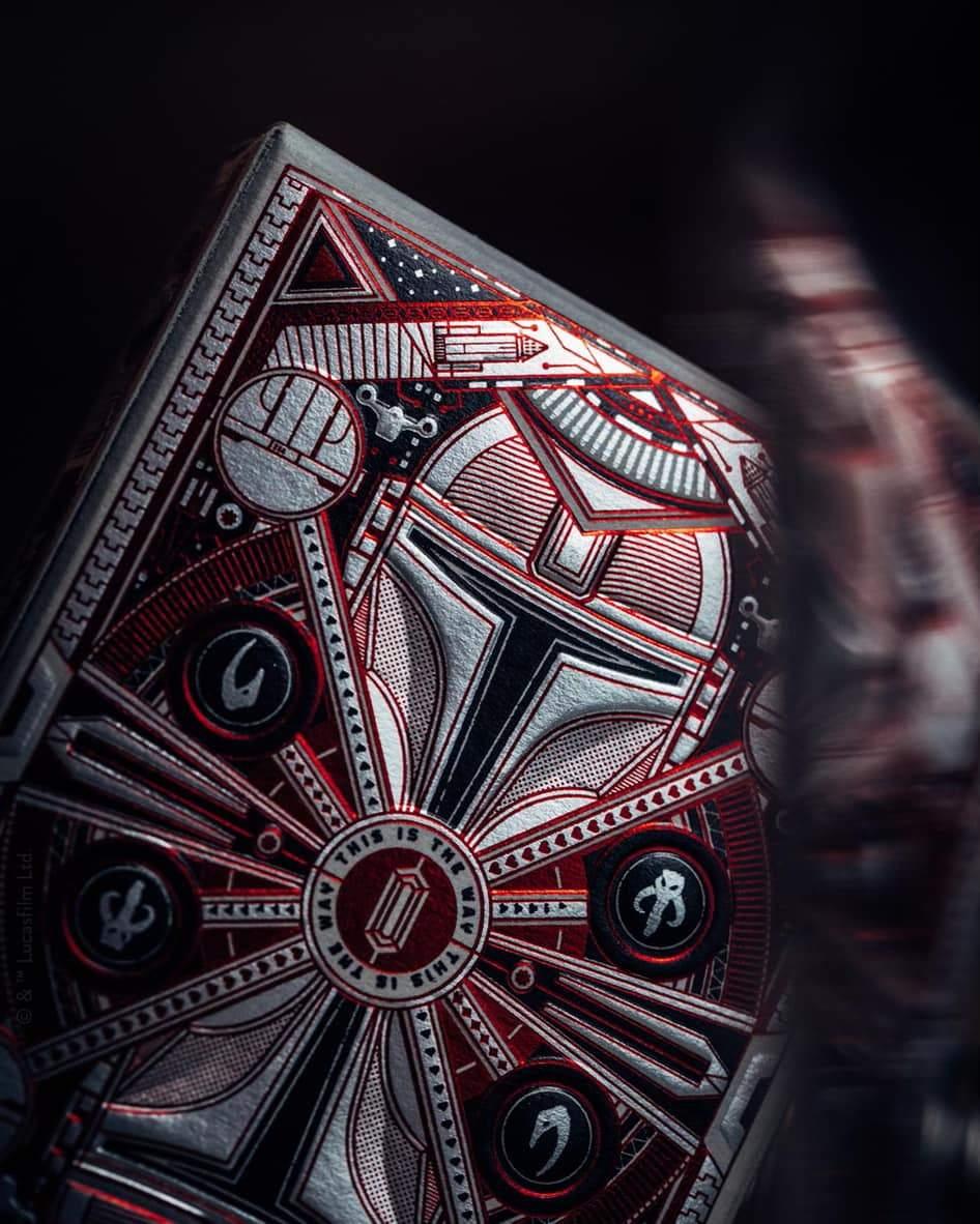 Premium Mandalorian Themed Playing Cards by Theory11 - Star Wars Collectible Deck for Card Games, Magic Tricks, and Gift Giving