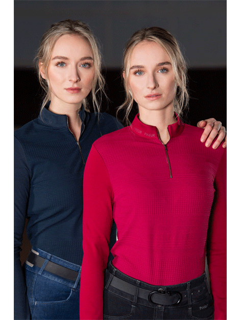 Pikeur Structured Winter Functional Shirt for Women - Warm Thermal Riding Shirt for Equestrian, Horseback Riding & Outdoor Activities