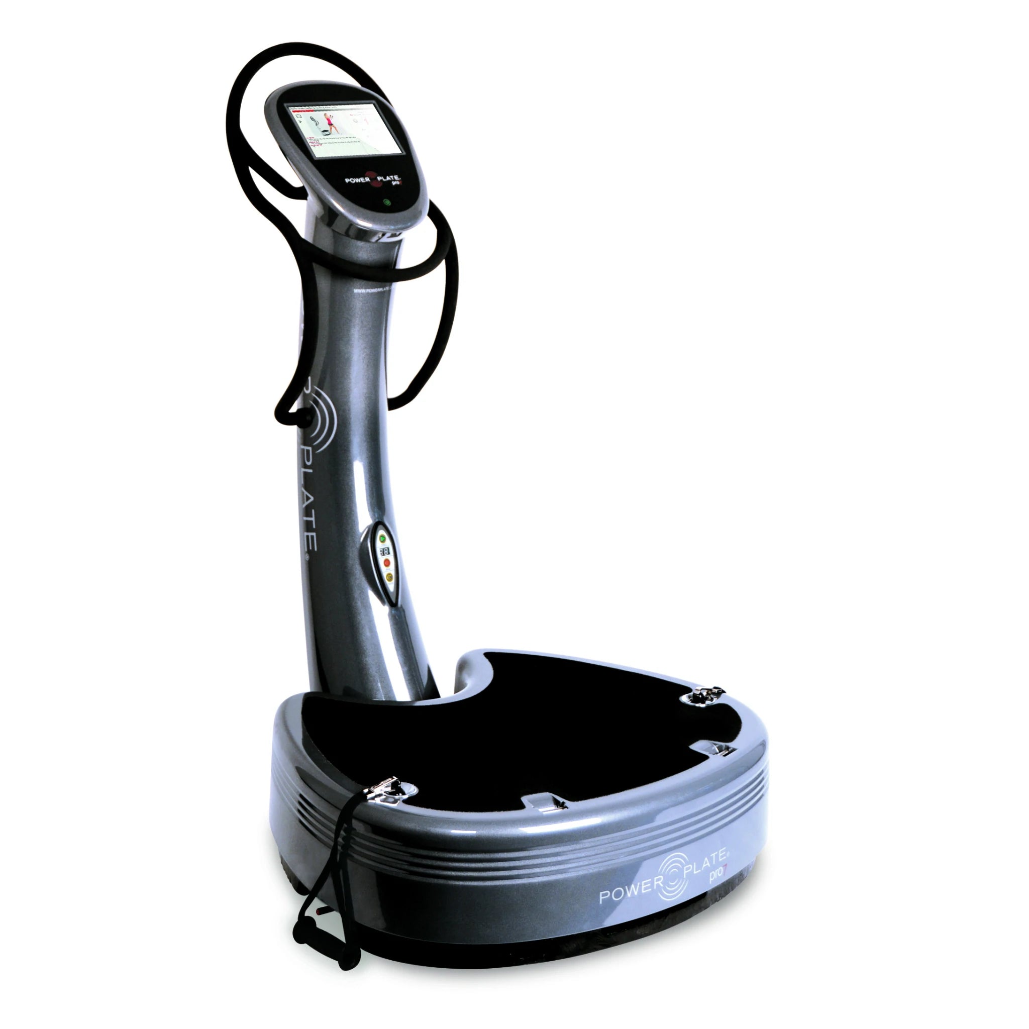 Power Plate Pro7 Graphite Vibration Platform - Full Body Workout Machine for Fitness, Weight Loss & Muscle Recovery - Home & Gym Use