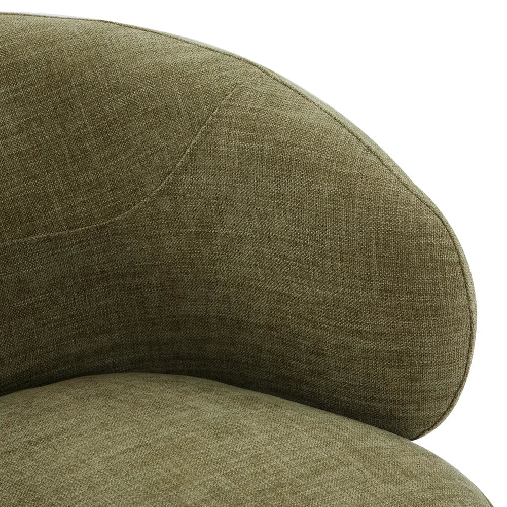 Greenwich Occasional Chair - Sage Chenille Upholstered Accent Chair for Living Room, Bedroom, or Office - Comfortable & Stylish Home Decor