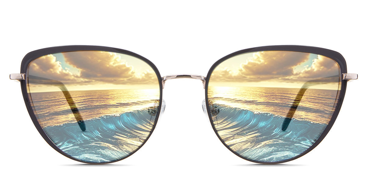 Trinity Women's Prescription Tinted Sunglasses - UV Protection, Polarized Lenses for Driving, Outdoor & Fashion Use
