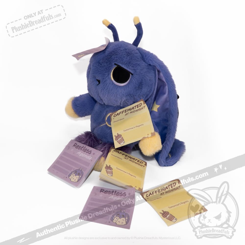 Plushie Dreadfuls Stuffed Animals - Restless Sticky Notes for Office & School - Cute Stress Relief Gifts for Anxiety & ADHD