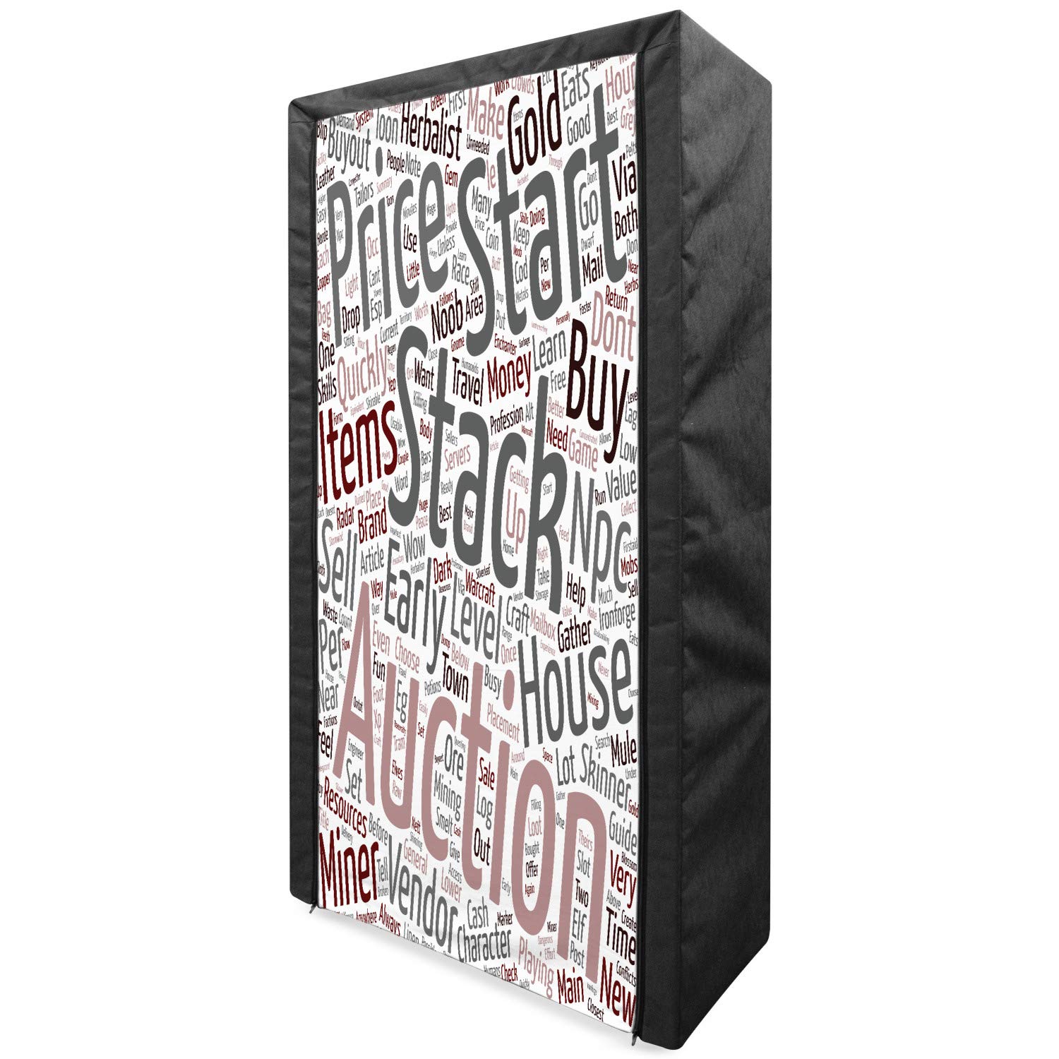 Ambesonne Video Game Themed Portable Fabric Wardrobe - 33.5
