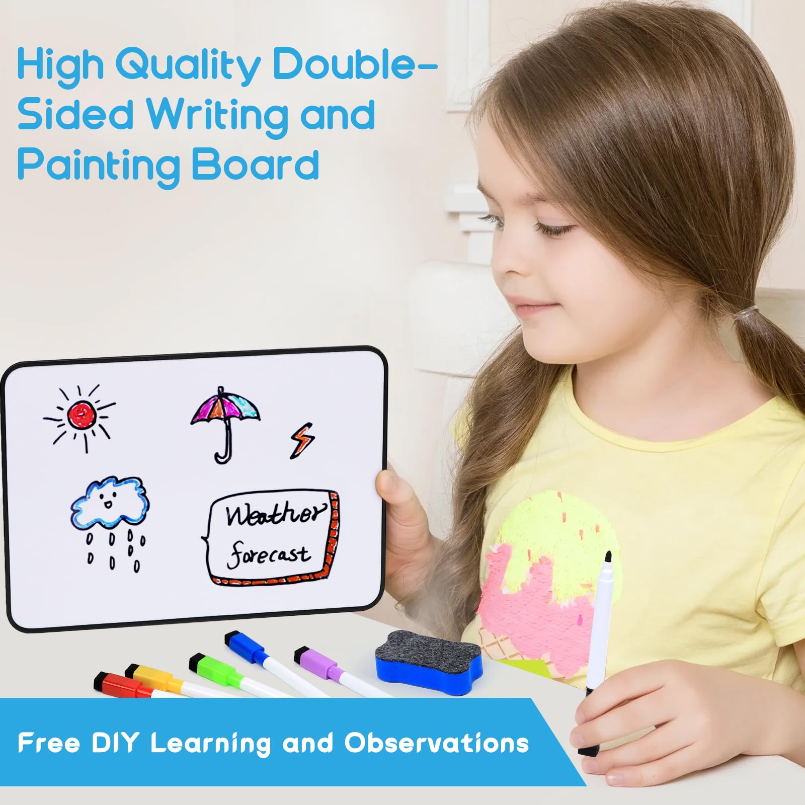 iHarPro Montessori Busy Book for Toddlers 3+ Years - Preschool Learning Activities, Autism Sensory Toys, Travel Educational Toy with Storage Box & Writing Board - Perfect for Home, Classroom & Travel Use