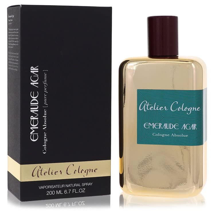 Emeraude Agar Pure Perfume Spray for Women & Men - 6.7 oz Unisex Long-Lasting Fragrance - Perfect for Date Night, Office Wear & Special Occasions
