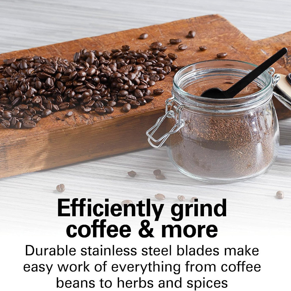 Hamilton Beach 80396RC Custom Grind Coffee Grinder - Electric Burr Grinder for Fresh Ground Coffee Beans, Perfect for Home & Office Use