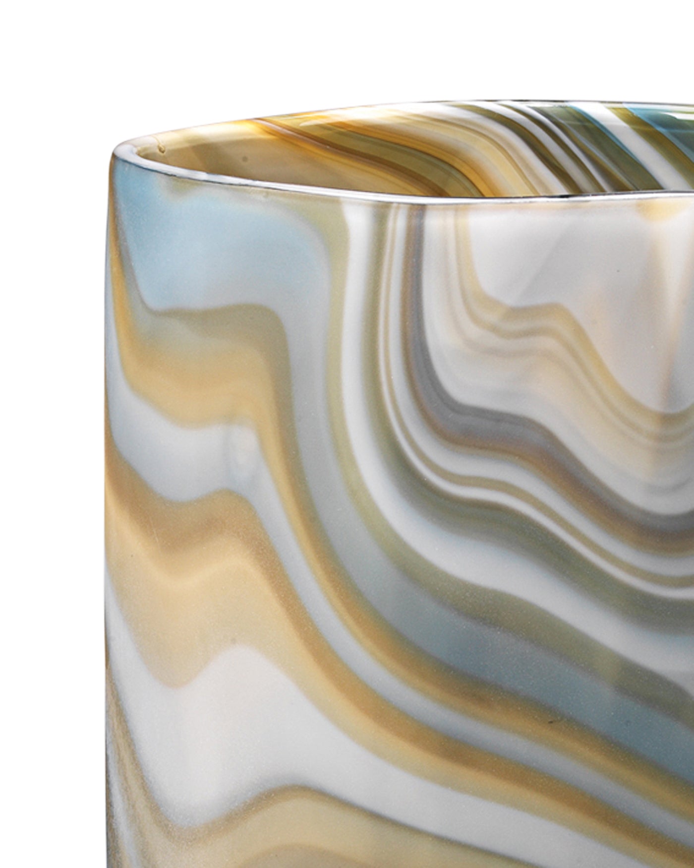 Terrene Vase - Medium Size Ceramic Flower Vase for Home Decor, Wedding Centerpieces & Tabletop Arrangements