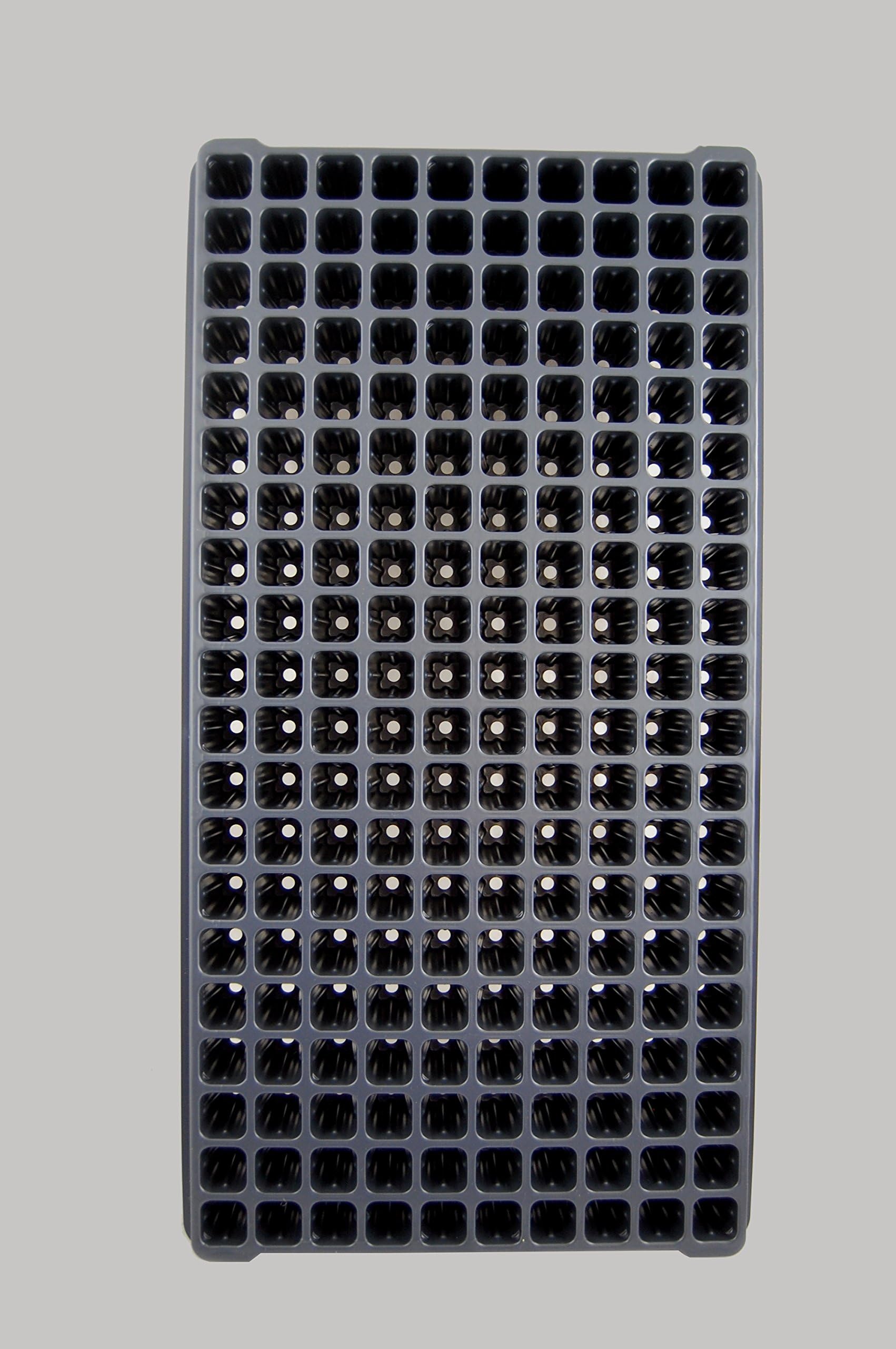 Grower's Solution 200-Cell Plug Seed Trays for Seed Starting - 5 Pack | Ideal for Indoor Gardening, Greenhouse Planting & Hydroponics