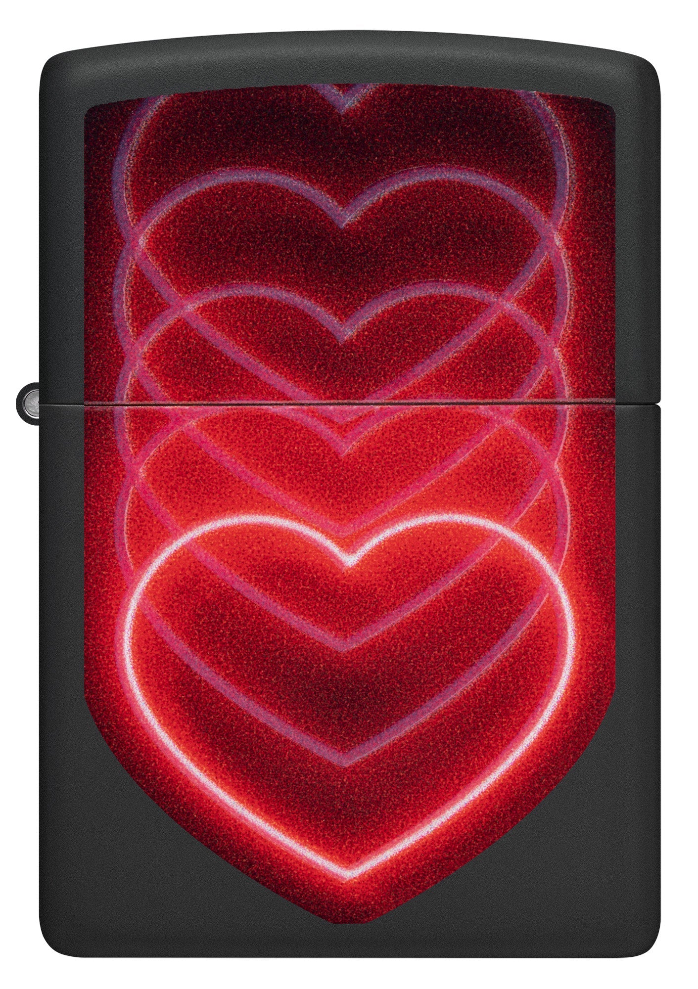 Black Light Heart Design LED Wall Art - Glow in The Dark Room Decor for Bedroom, Party & Home Aesthetic
