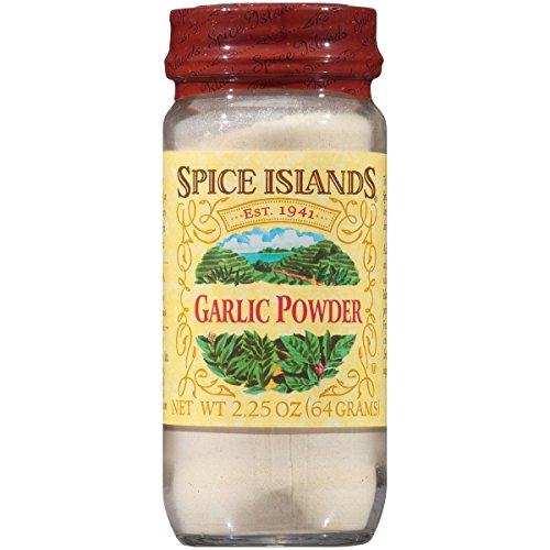 Spice Islands Garlic Powder, 2.25-Ounce (Pack of 3) | Premium Garlic Seasoning for Cooking, Baking & Grilling | Perfect for Italian Dishes, Sauces & Marinades