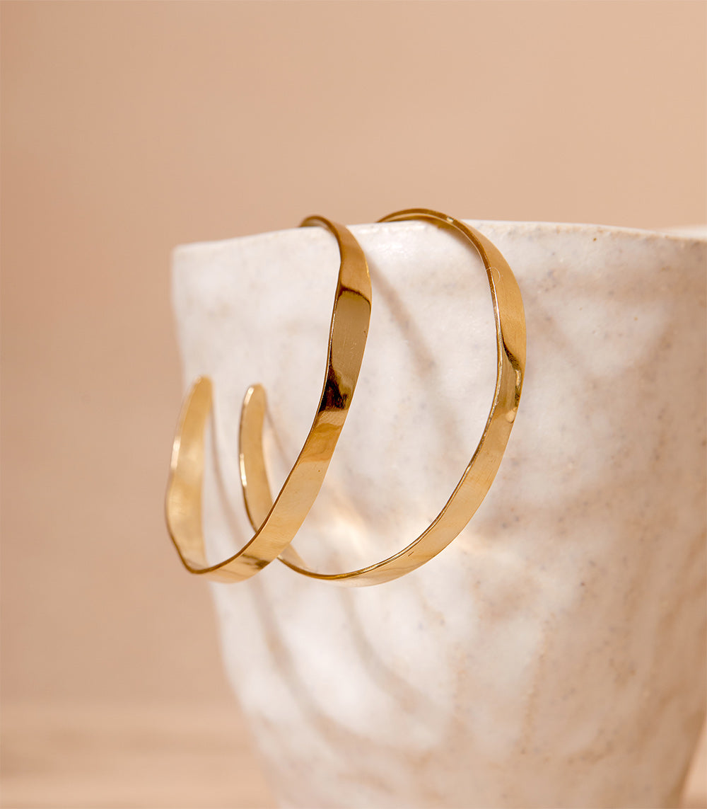Large Torn Paper Hoops for DIY Crafts, Scrapbooking & Home Decor – Unique Handmade Paper Rings for Creative Projects