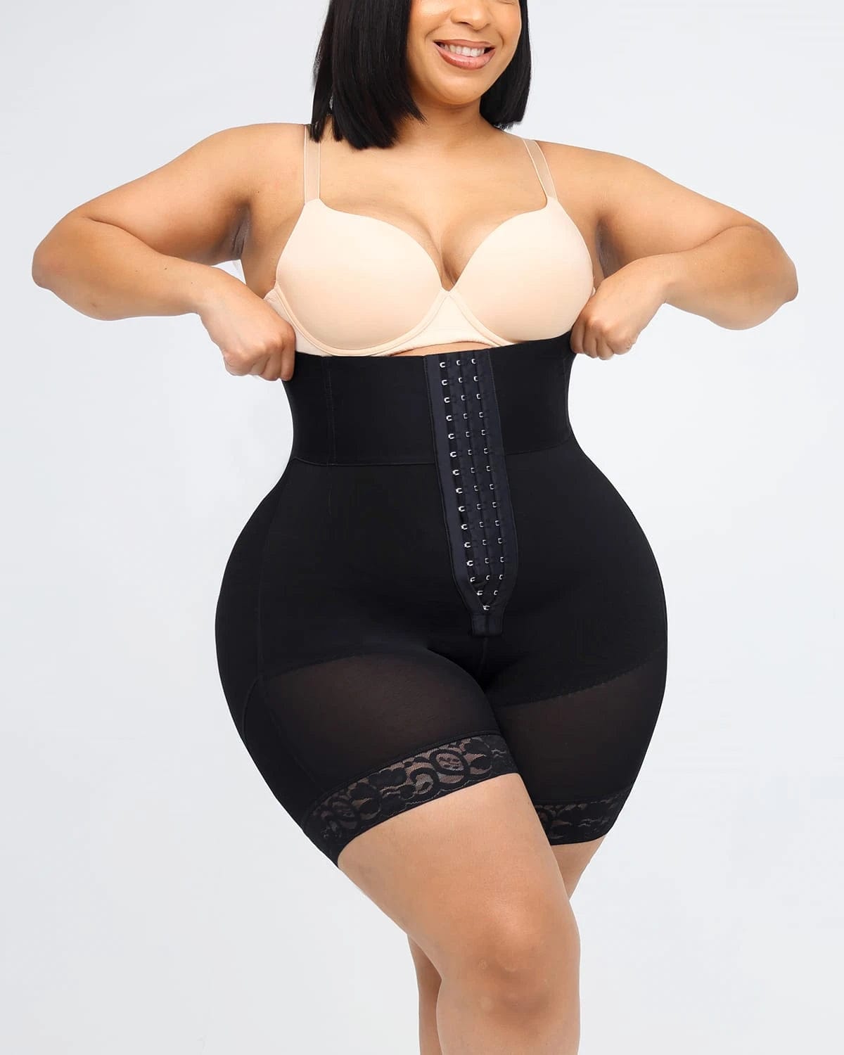 AirSlim® Plus Curve High Waist Shaping Shorts for Women - Tummy Control & Butt Lifting Workout Shorts - Perfect for Yoga, Gym & Everyday Wear