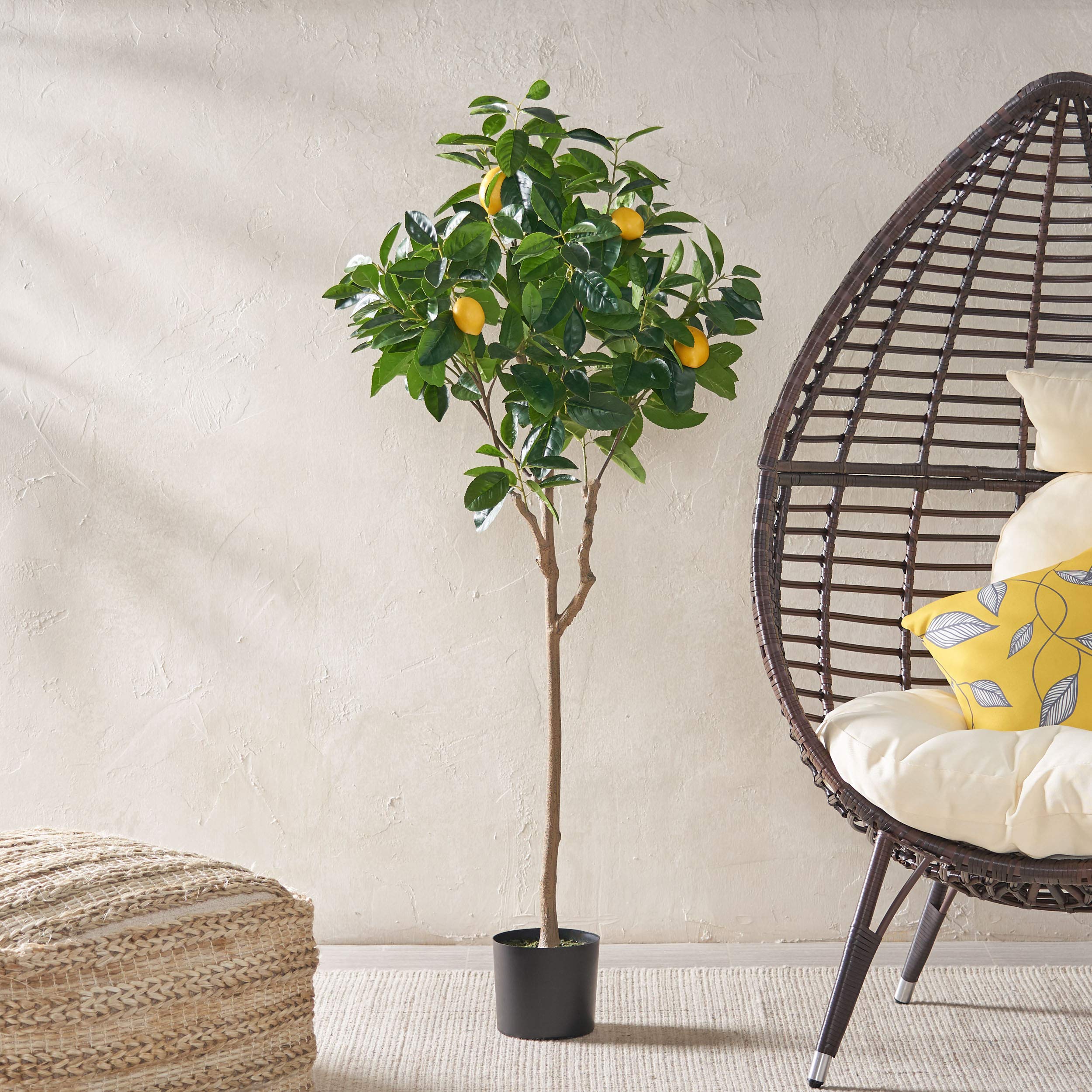Christopher Knight Home 313918 5' x 2' Artificial Faux Plants - Realistic Green Indoor/Outdoor Decor for Home, Office, Patio & Garden