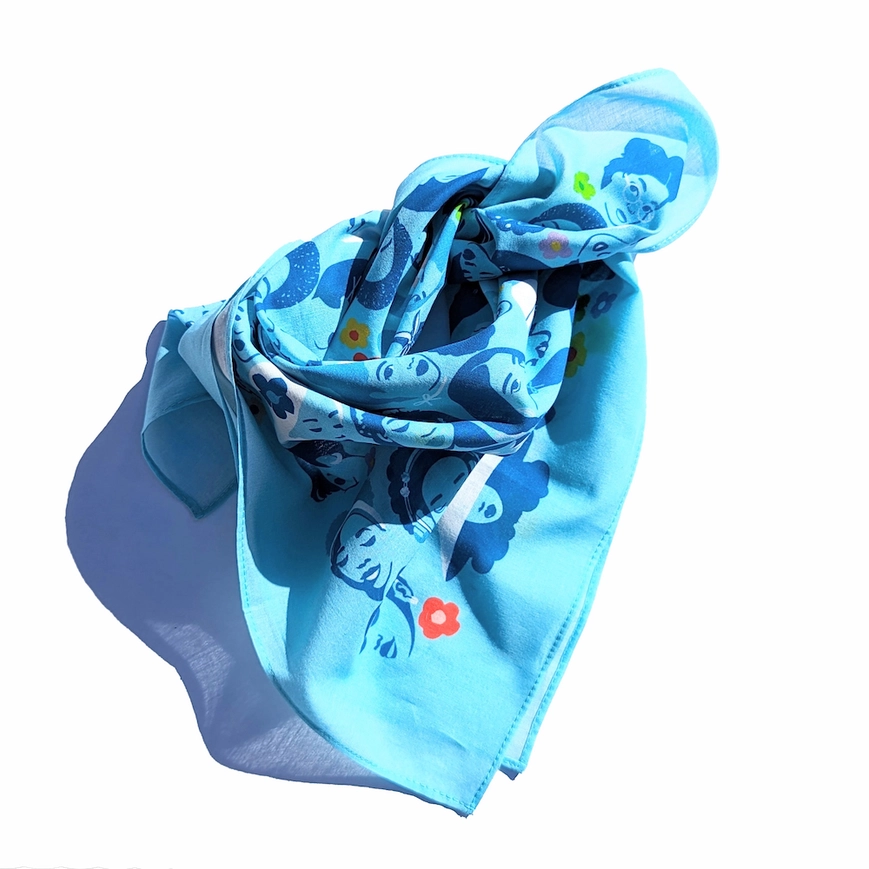 Floral Bandana Scarf - Stylish Cotton Bandana for Women & Men - Fashionable Headband, Neck Scarf, Hair Accessory - Perfect for Outdoor Activities, Music Festivals, and Casual Wear