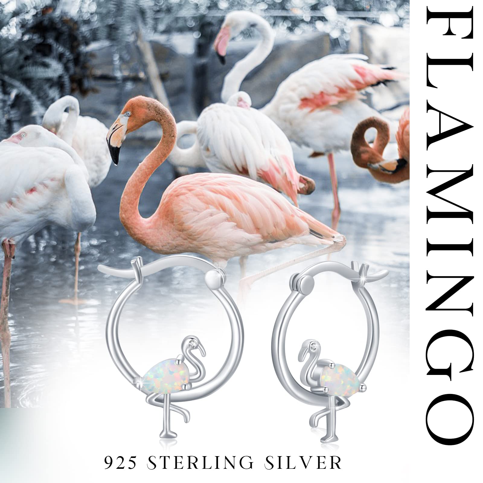 Cuoka 925 Sterling Silver Cute Animal Hoop Huggie Earrings - Hypoallergenic Animal Jewelry for Women & Girls - Perfect Birthday & Graduation Gifts - Ideal for Casual Wear, Parties & Special Occasions