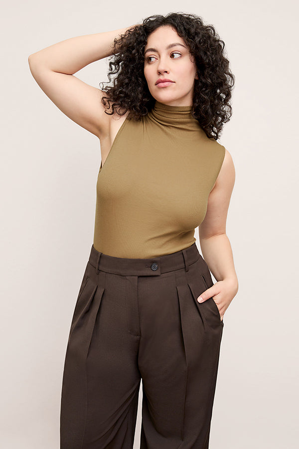 Bia Pleated Women's Trousers - Breathable Air Twill Fabric for Office & Business Casual Wear | Perfect for Work, Travel & Formal Occasions