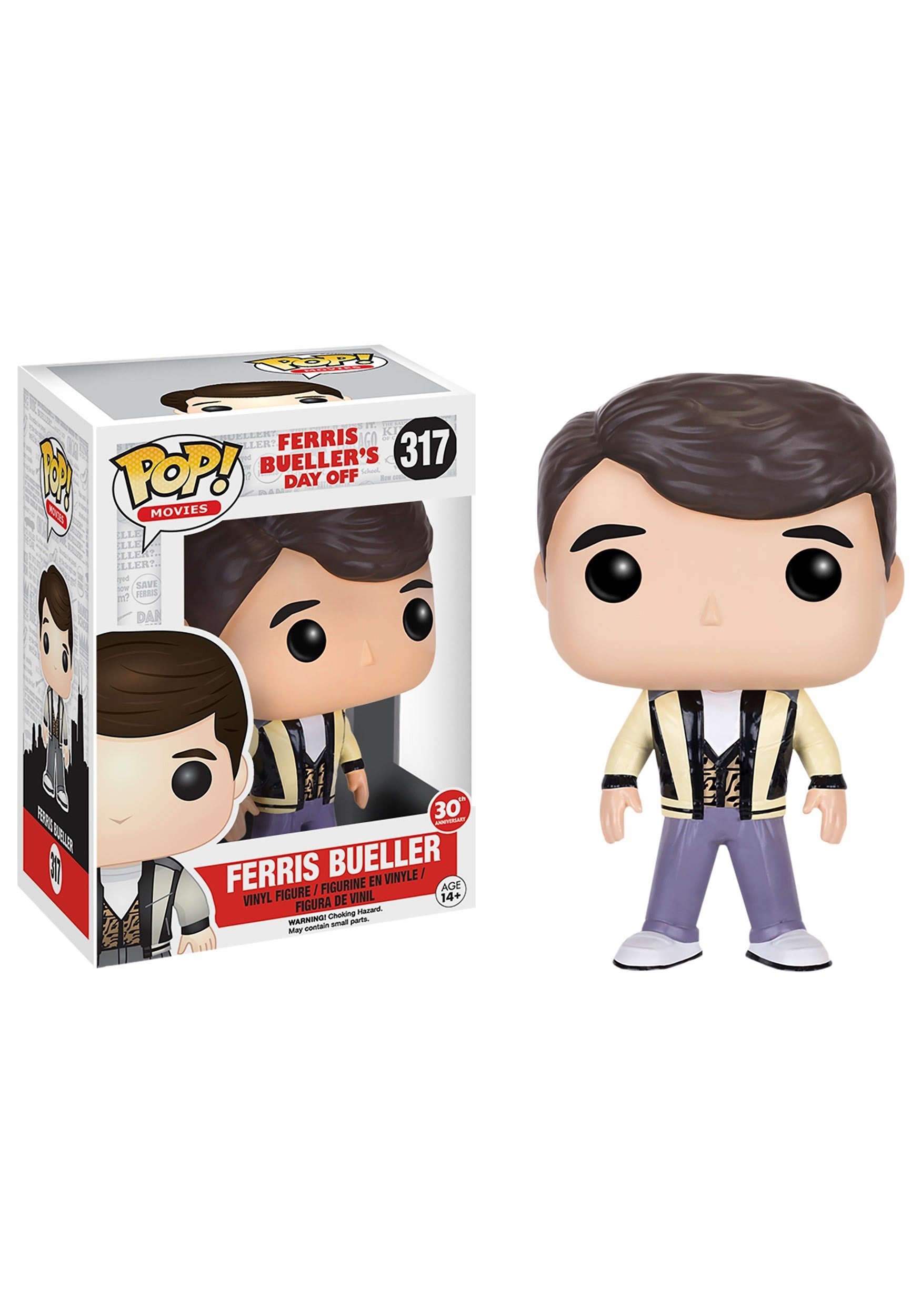 Funko POP! Movies: Ferris Bueller's Day Off Collectible Vinyl Figure - Ferris Bueller Action Figure for Movie Fans & Pop Culture Collectors - Perfect for Display, Gifts & Home Decor
