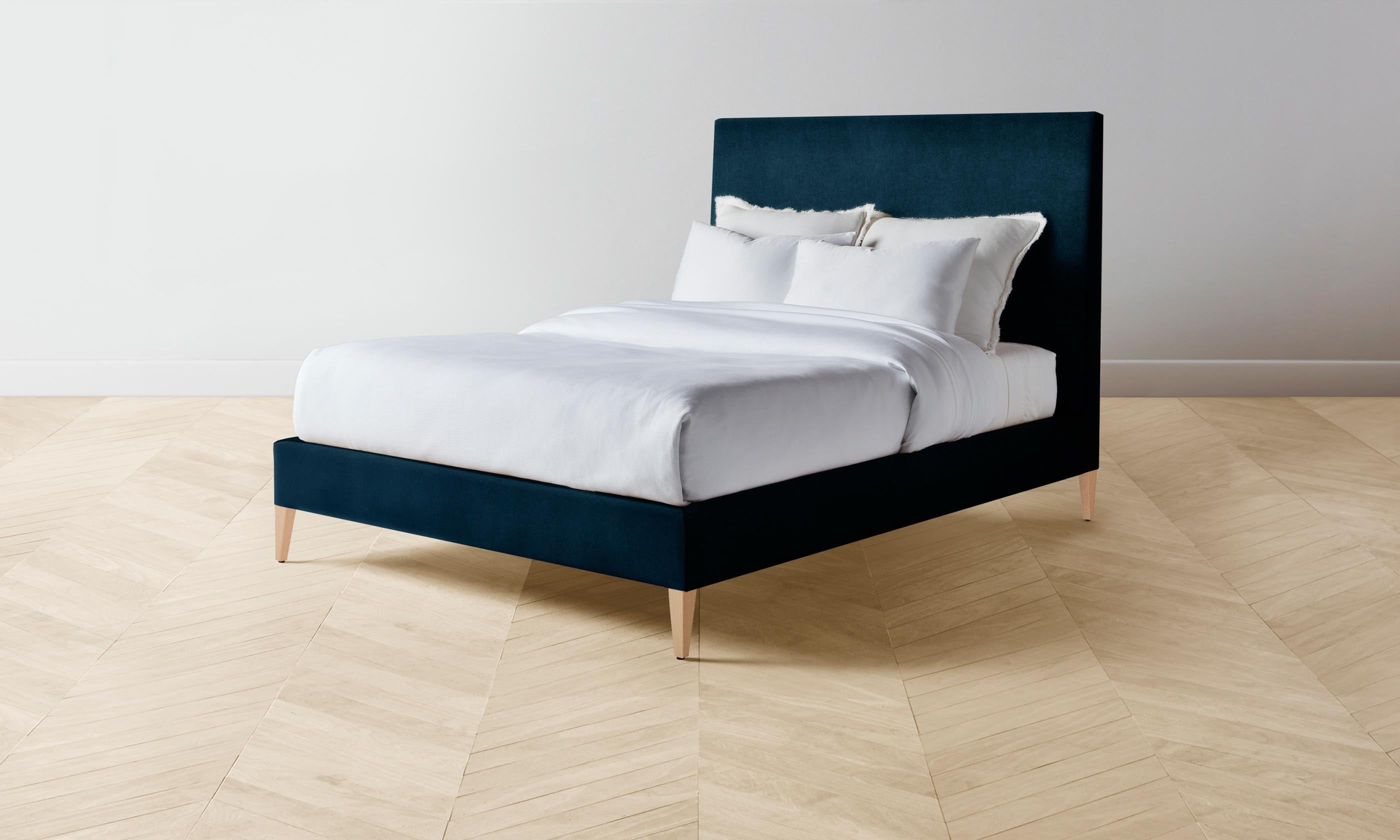 Premium Mohair Admiral Essex Bed – Luxurious Upholstered Bed Frame for Elegant Bedroom Decor | Perfect for Master Bedrooms & Guest Rooms