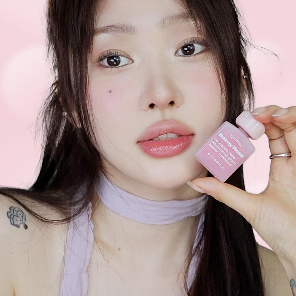Alternative Stereo Lip Potion Balmy Rose 9ml - Hydrating Tinted Lip Balm for Dry Lips, Natural Moisturizing & Plumping - Perfect for Daily Use, Makeup Looks & On-the-Go Touch Ups