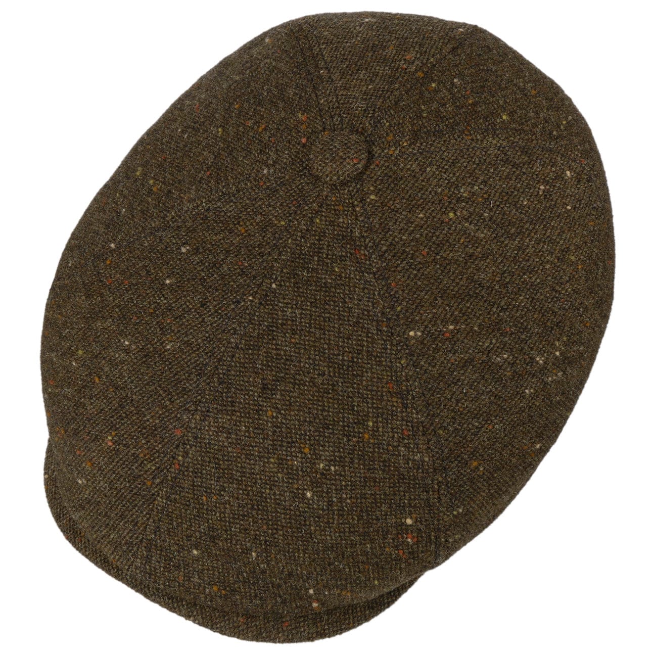 Stetson Standsfield 6-Panel Flat Cap for Men - Classic Wool Fedora Hat for Casual & Outdoor Wear - Perfect for Golf, Hiking, and Everyday Fashion