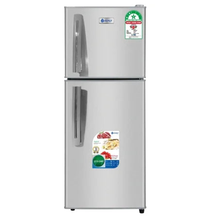 Nunix 138L Double Door Refrigerator - Energy Efficient Compact Freezer for Home, Office, Dorm & RV - Perfect for Small Spaces & Daily Use