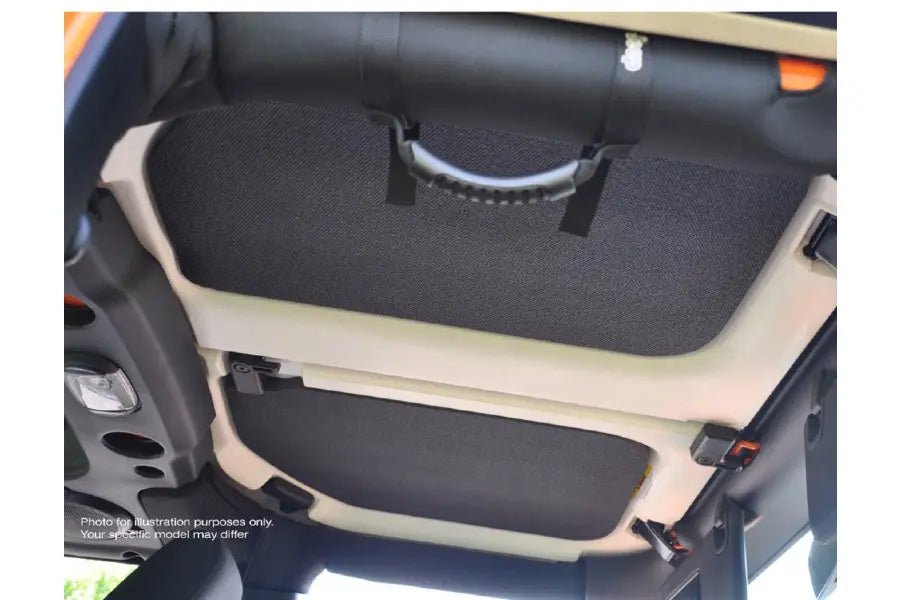 Ford Bronco DEI Sound Deadening Headliner Kit - White Original Finish for JK 4-Door 2007-2010 Models | Noise Reduction & Thermal Insulation for Off-Road Adventures & Daily Commuting