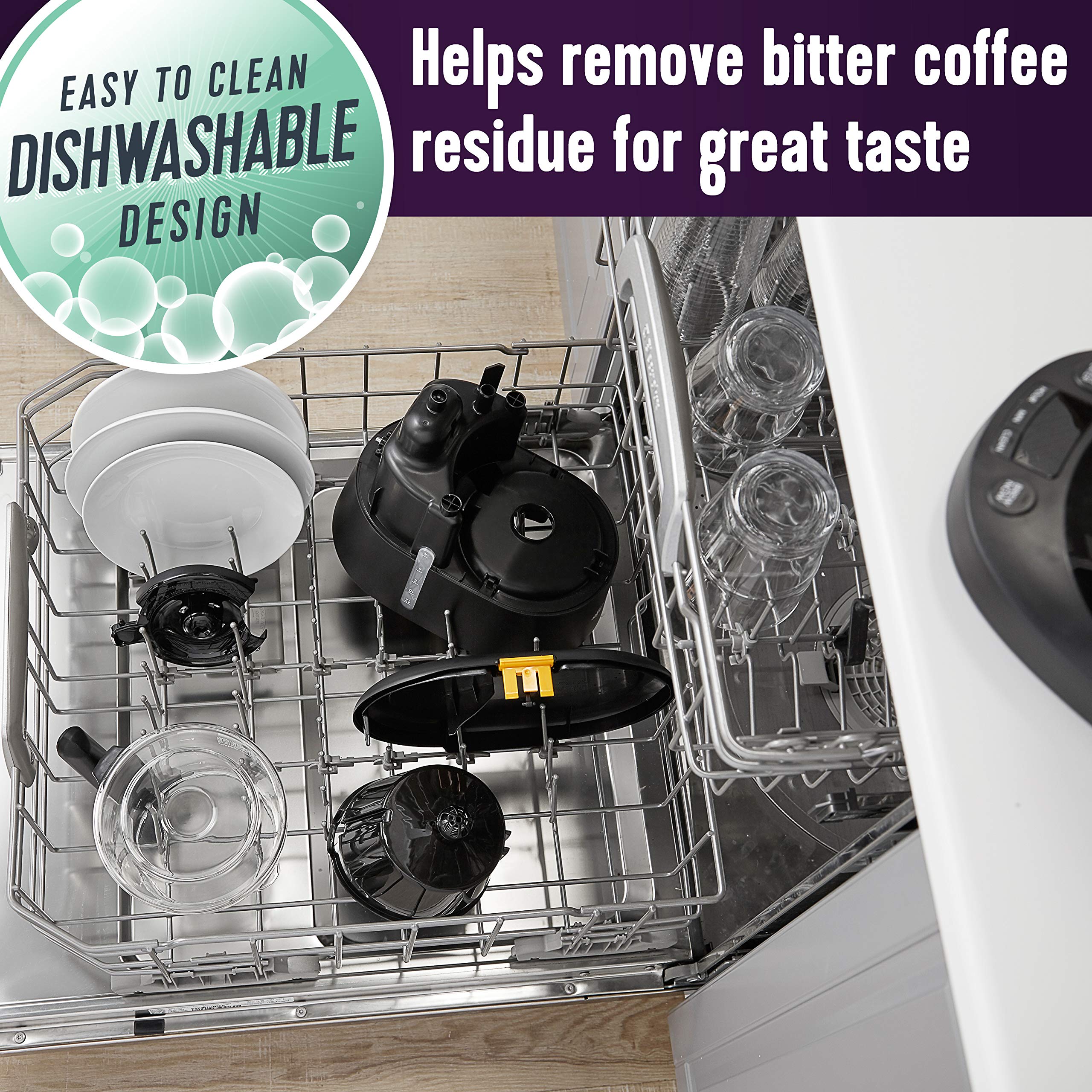 Mr. Coffee 12-Cup Programmable Coffee Maker with Advanced Water Filtration, Permanent Reusable Filter & Dishwasher Safe - Perfect for Home, Office & Entertaining