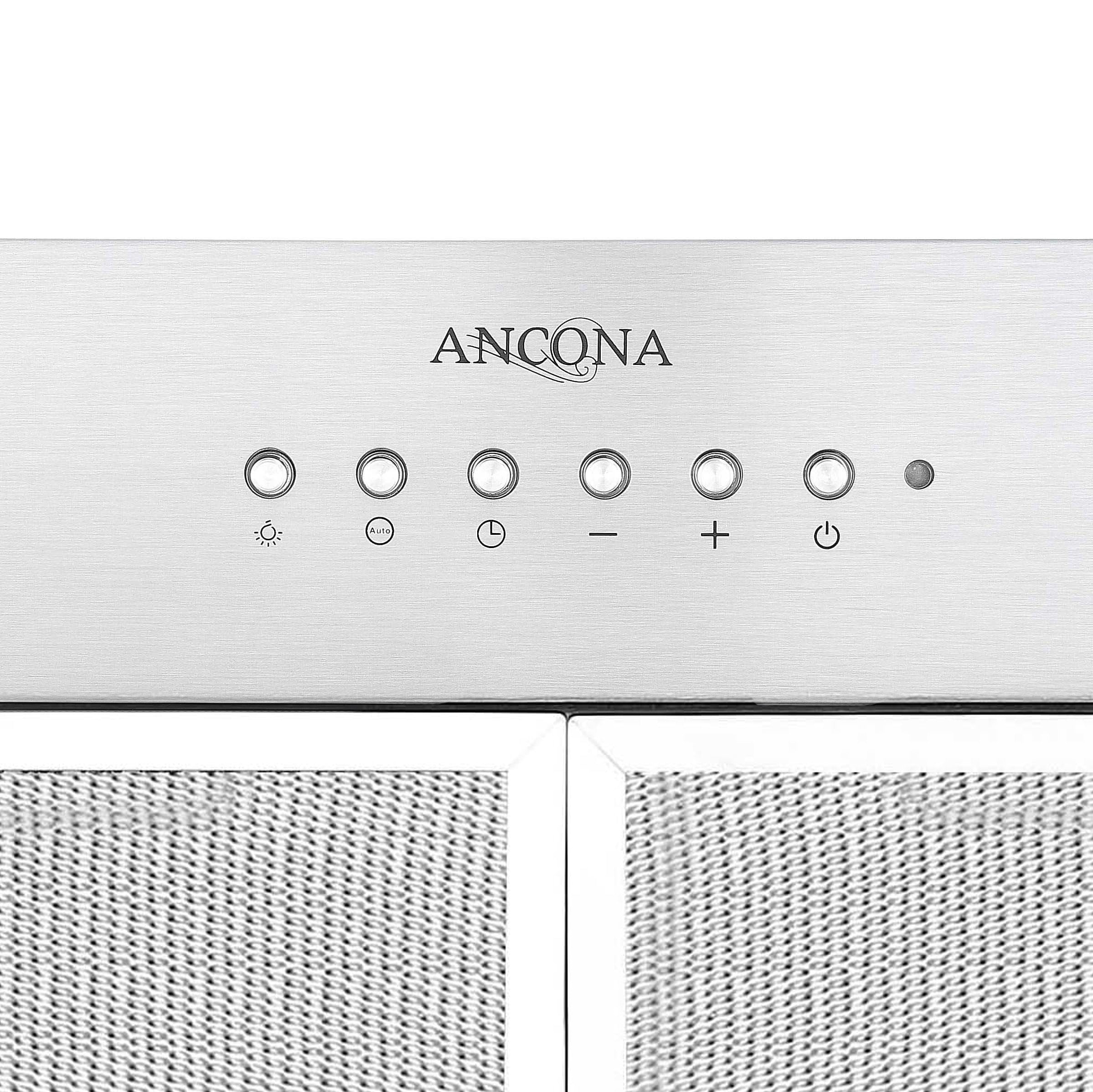 28-inch Built-in BNL430 420 CFM Ducted Range Hood with Night Light - Powerful Kitchen Ventilation for Smoke & Odor Removal - Perfect for Modern Homes & Cooking Enthusiasts