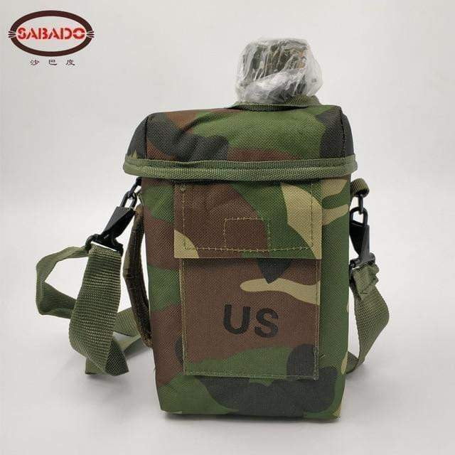 BPA-Free 2L Military Water Canteen | Durable Plastic Water Bottle for Camping, Hiking, Climbing & Outdoor Adventures | Tactical Hydration for Survival, Sports & Emergency Preparedness
