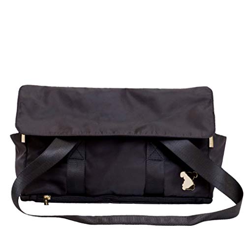 FLAP TOTE BLACK