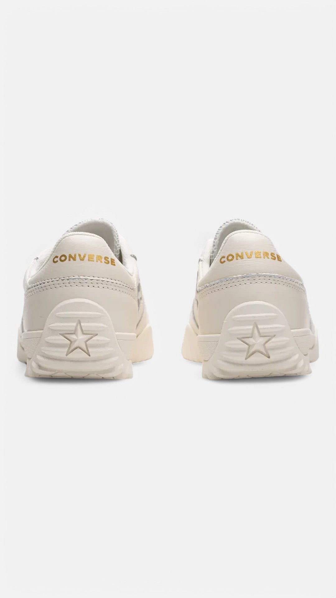 Converse Run Star Trainer Core Sneakers - Women's & Men's High-Top Canvas Shoes in Beige & Gold | Perfect for Casual Wear, Street Style & Everyday Comfort