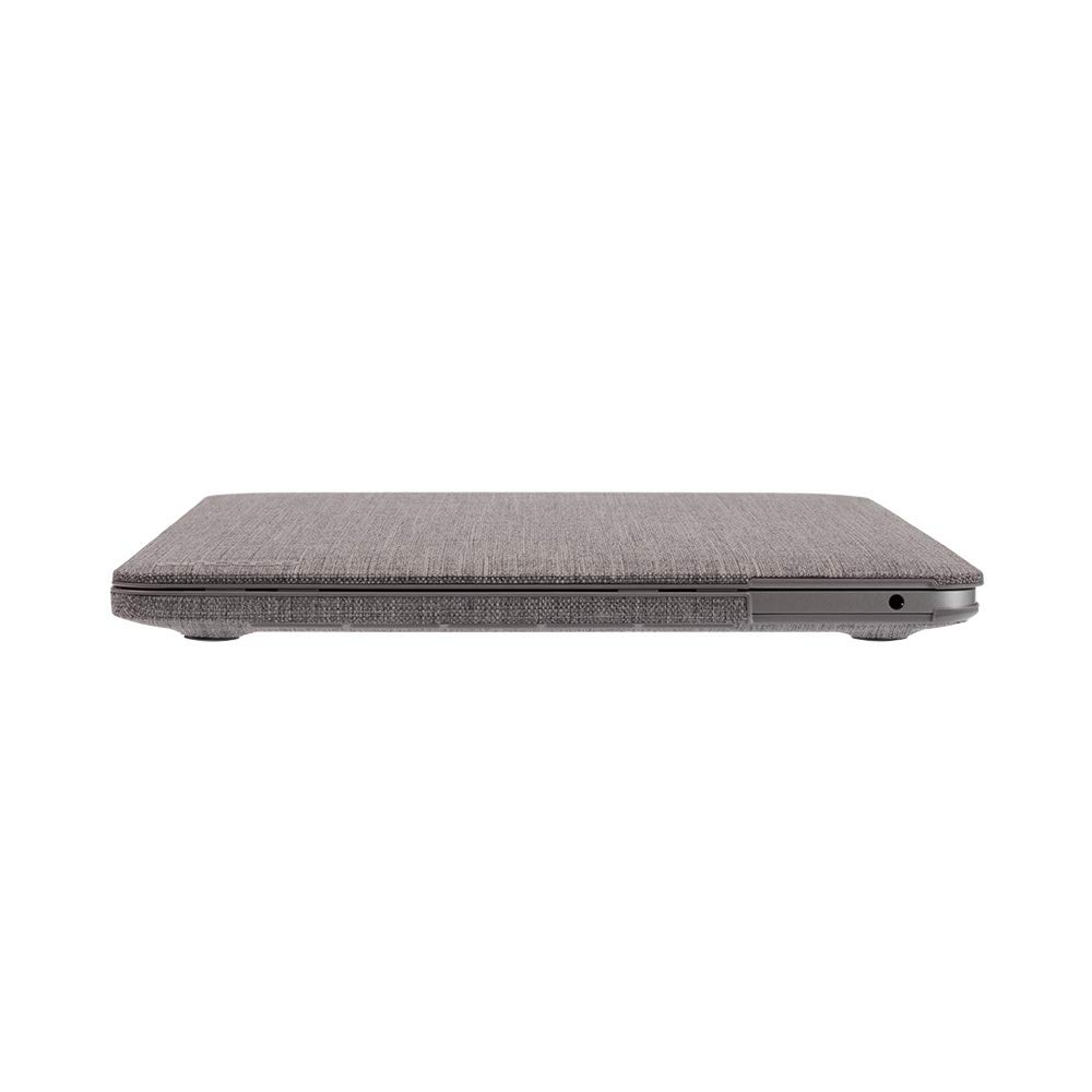Durable Textured Hardshell Case with Soft NanoSuede Lining for MacBook Pro 13-inch (2016-2019) - Lightweight Ash Grey Protective Cover | Perfect for Work, Travel & Everyday Use