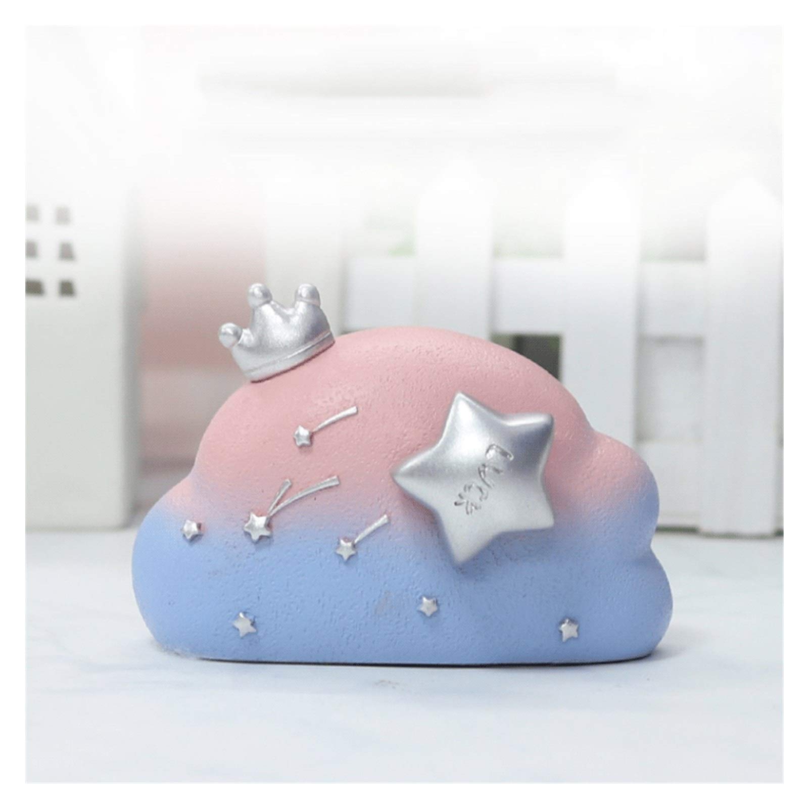 JJW Musical Jewelry Box - Cloud-Shaped Resin Music Box with Wind-Up Mechanism | Perfect Gift for Girls, Kids & Babies | Christmas Present Inspired by Castle in The Sky (Color: Music Box B) | Great for Bedroom Decor, Birthday Gifts & Special Occasions