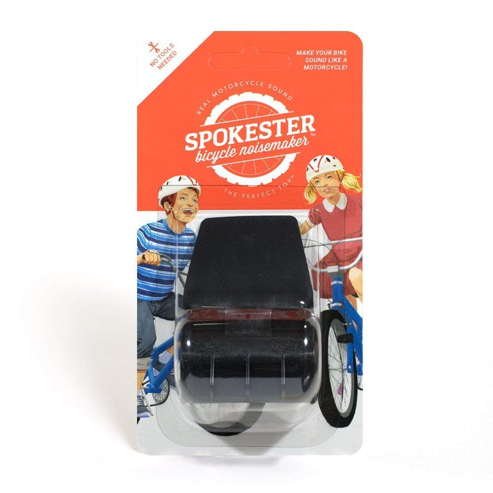 SPOKESTER Bike Noise Maker - Motorcycle Sound Effect for Bicycles | Fun Cycling Accessory for Kids & Adults | Perfect for Commuting, Safety & Prank Rides