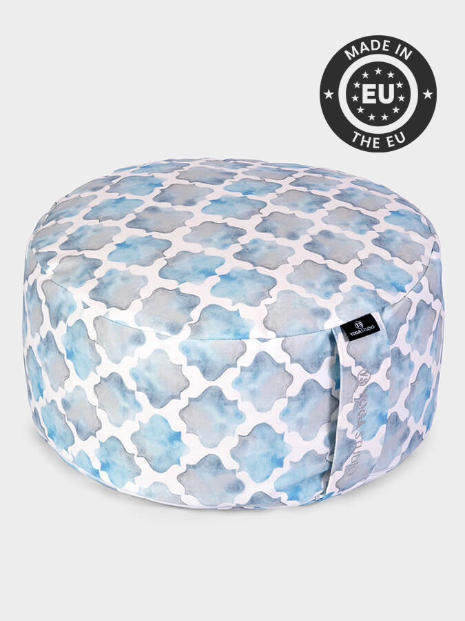 Premium Buckwheat Meditation Cushion - Yoga & Zen Sitting Pillow for Home Studio, Office & Travel - Ergonomic Support for Cross-Legged Sitting, Meditation & Mindfulness Practice